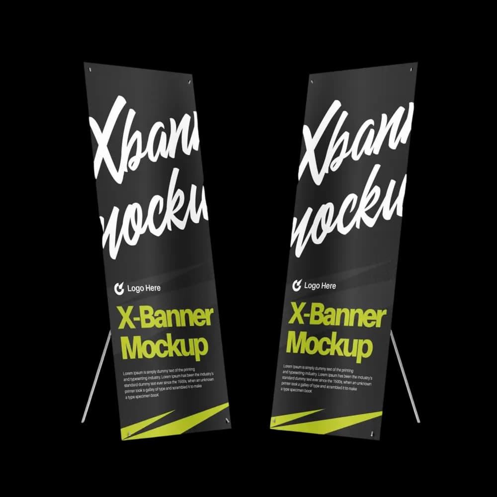 X-Style Outdoor Banner Stands